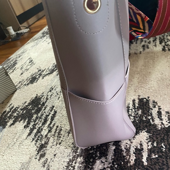 Threaded pear light gray shoulder/crossbody bag - Picture 5 of 6
